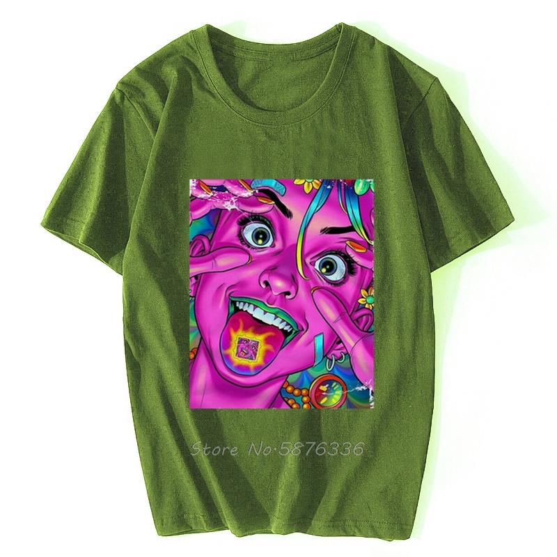 T Shirt Psychedelic Trippy Sexy Female Lucid Dream Lsd Mdma Xtc Ecstasy Albert Men Cotton Tshirt Anime Tees Harajuku Streetwear