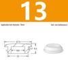 High-Temp Resistant Silicone Rubber Stopper with Card Slot Sealing Cap