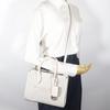 Michael Kors Mirela Small Handbag 35F2G7ZC5B 2WAYShoulder Signature White PVC Women Used