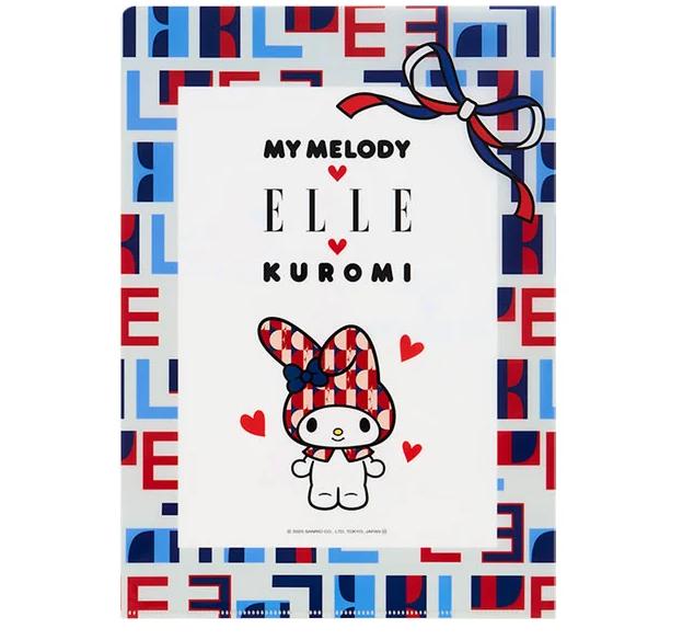 

Sanrio My Melody ELLE Папка-файл A4 Прозрачная Япония НОВЫЙ Персонажи Sanrio