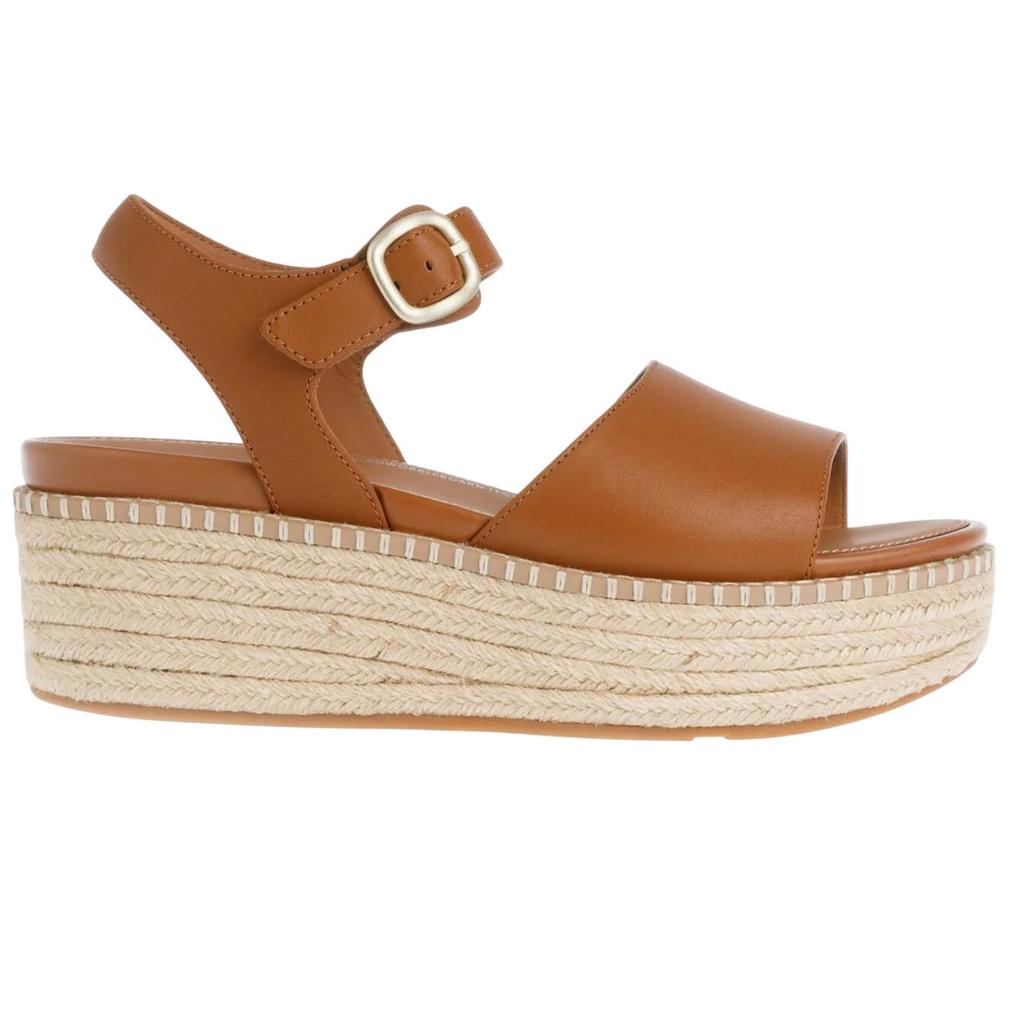 FitFlop Damen/Damen Eloise Leder Keil-Espadrilles mit Fersenriemen