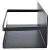 Kitchen Rack Space Saving Spice Shelf Organizer Magnetic Single Tier Iron for StorageBlack