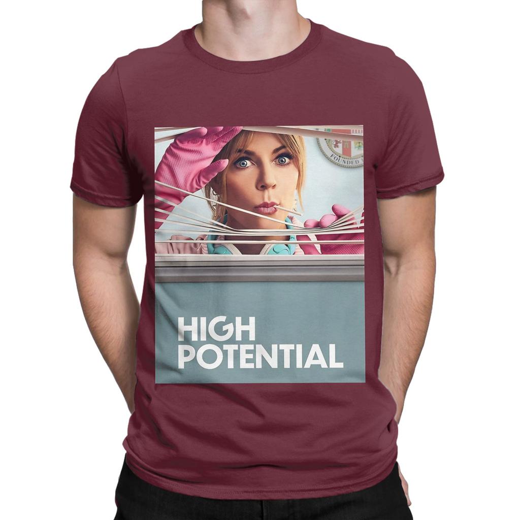 Hohes Potenzial Original Hohes Potenzial Grafik Lustig 100% Baumwolle T-Shirt Hohes Potenzial T-Shirts Oberteile Für Unisex
