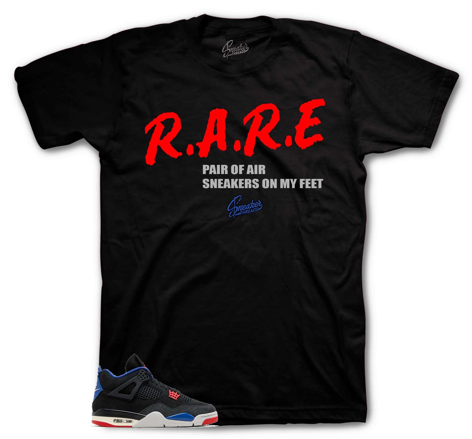 Retro 4 Rare Air Graphic T-Shirt AJ4 - Rare Pair Sneaker Tees S