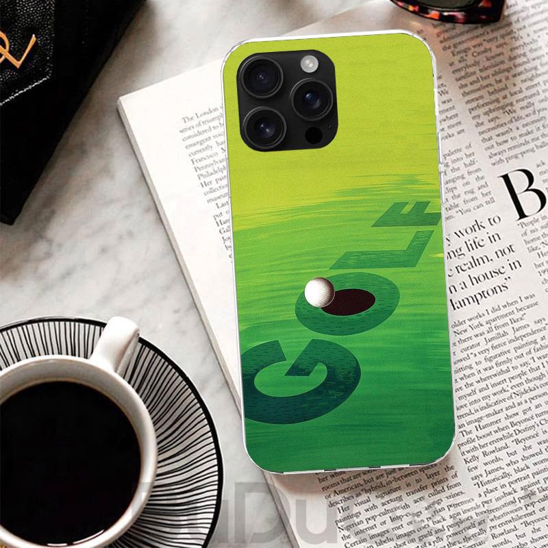 Modern Golf Sports Cover For iPhone 17 Air 16 16E 15 Pro Max 14 Plus 13 Mini Phone Case 12 11 7 8 SE Customized Print Shell 16 1