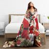 Mariah Carey Christmas  Flannel Blanket  Soft Durable Bedding Throws for Couch Bed Travel Funny Bedspread Sofa Bed Cover