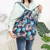 WTEMPO Printed Beach Casual Nylon Drawstring Backpacks Women's Four Seasons Outdoor Sports Bags Mommy Bags Large Capacity Lightweight Travel Backpacks