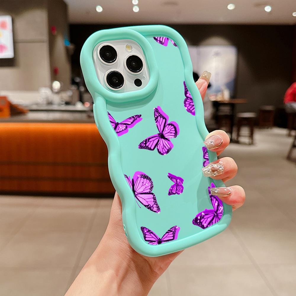 Macaron Soft TPU Phone Case for Xiaomi Poco X3 X5 X6 M6 Pro Redmi 10c 12C 13C Redmi Note 9 10 11 12 13 Pro 10s 11s 12s Cover Ae58 Butterfly art design