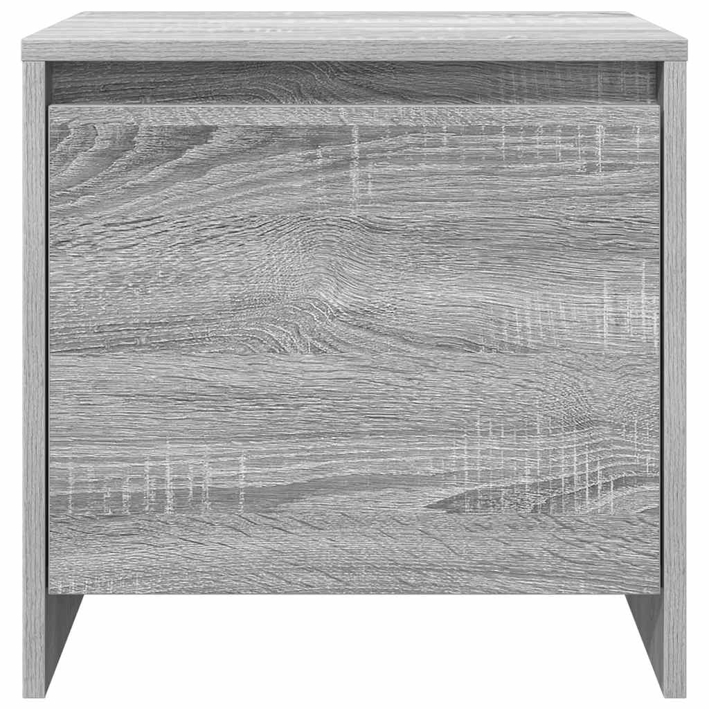 Nightstand Gray Sonoma 45x34x44.5 cm Particleboard
