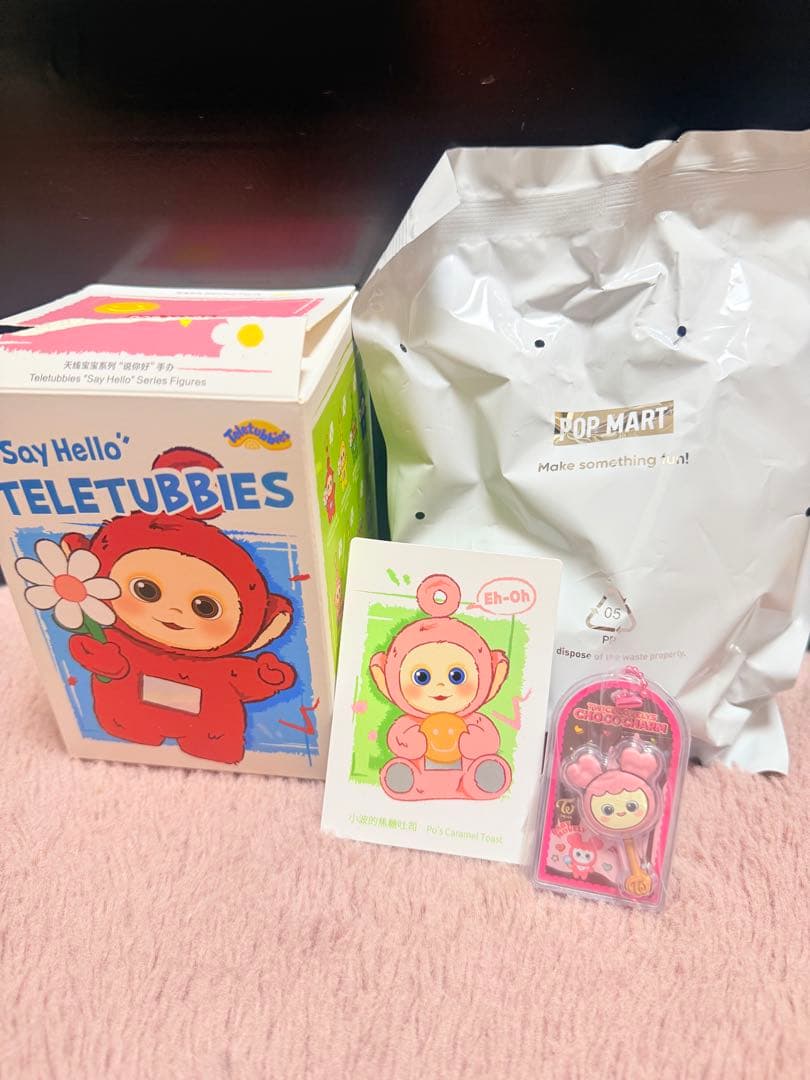 

[Б/У] Pop Mart Телепузики и TWICE LOVELYS Печенье в шоколаде и Шармы