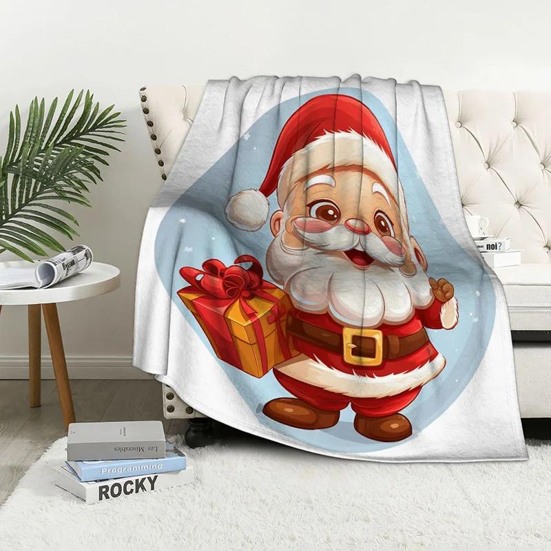 Home decoration plush Throw Sofa blanket Bedspread bed fluffy soft blankets decor Plaid Modern simple Merry Christmas winter
