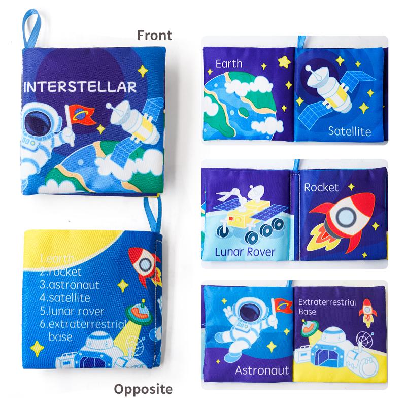 Non-Toxic Cloth Books For Babies: Chewable And Tearable Baby Books For Early Learning Tear-Resistant And Washable