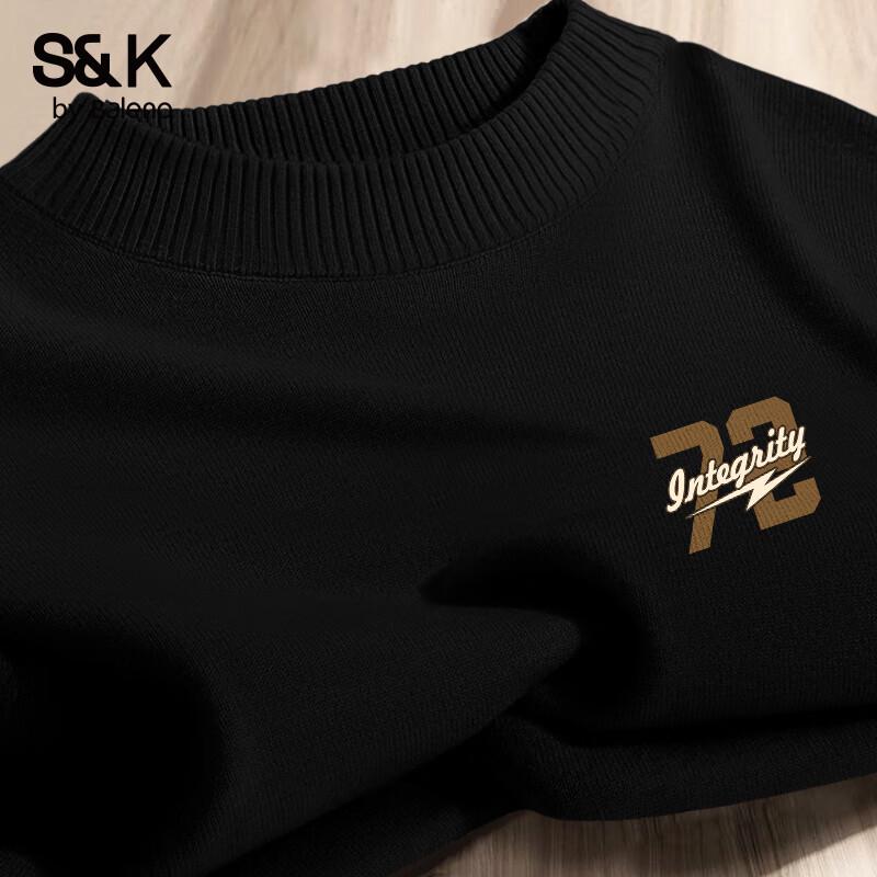 

Baleno Men s S&K Series Semi-High Collar Heavyweight Knit Sweater 2XL