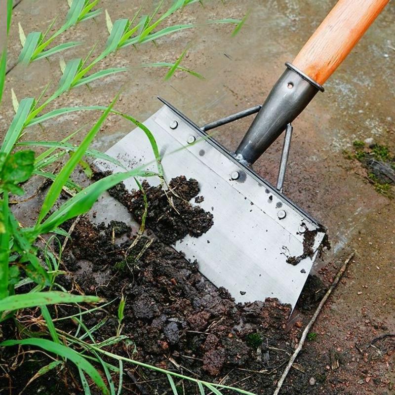 1Piece Garden Shovel Manganese Steel Cleaning Shovel Multifunctional Gardening Tool For Weeding And Mossing Cleaning Tool