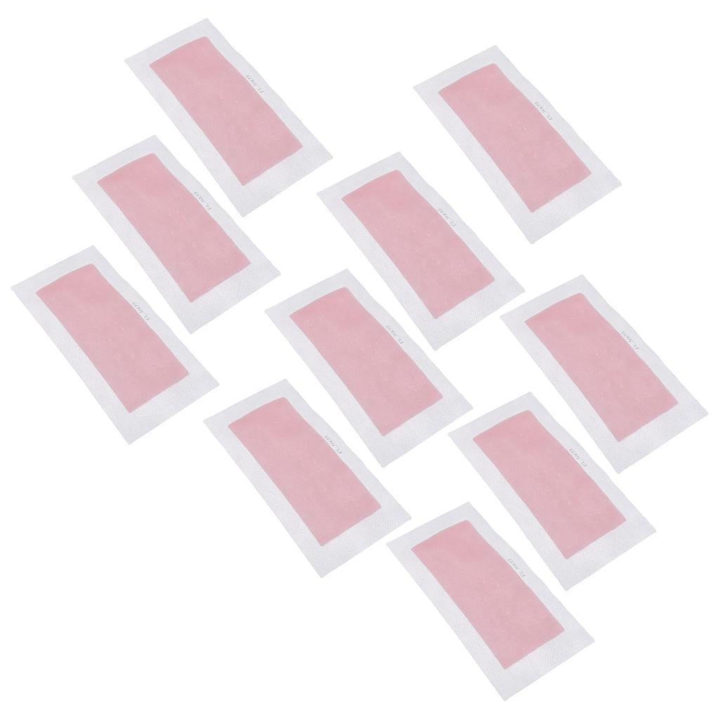 10 Pcs Wax Strips Cleansing Double Sided Individual Package Hair Removal Wax Strips for Leg Arm
