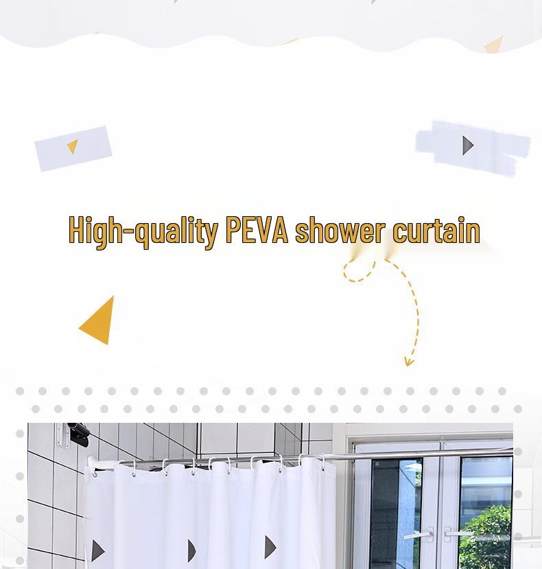 Luxury Eco-Friendly Waterproof & Mildew-Resistant Shower Curtain