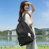 Solid Color Student Schoolbag Women's Large Capacity Backpack Men's Travel Backpack