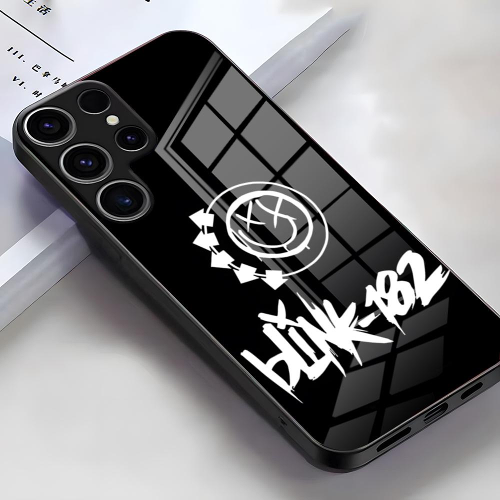 Blink-182band Phone Case For Samsung S26 S25 Edge Ultra S23 S22 S21 S20 Ultra Plus S24 Fe A54 A53 A25 Glass Cover