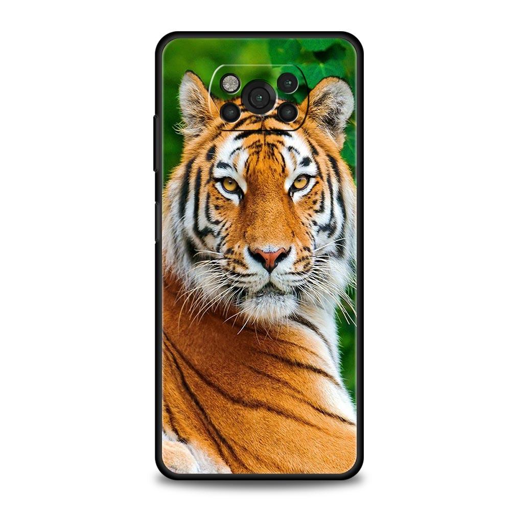 Tiger Lion Leopard Phone Case For Xiaomi Mi Poco X3 NFC M3 F4 F3 M4 X4 Pro 5G Note 10 12 Lite 11 11T 10T 11X 13 12T Pro 9T Cover