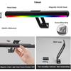 Picture Light 1 Pack, Battery Operated Picture Light with Remote, Rechargeable Picture Frame Light, 32 LED, 16 Color Changing, Art Light for