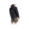 Reebok Hooded Zipper Logo Embroidered Jacket Men Jackets Black GV3435