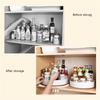 Practical-Rotating Seasoning Storage Tray, Multifunctional Anti-Slip Storage Trayin The Kitchen, Rotating Storage Tray