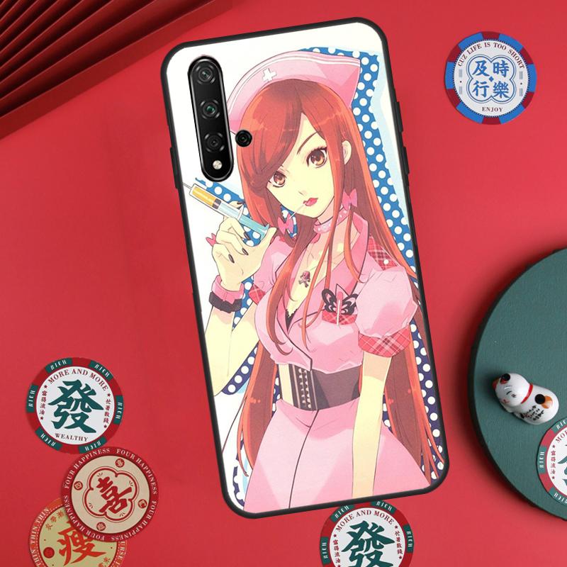 

Sexy Anime Nurse For Huawei Nova Y73 Y72 Y61 Y91 Y90 Y70 Y60 12s 12i 11i 8i 9 10 SE P60 Pro P30 P40 Lite Case Huawei Nova Y90
