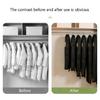Clear View Clothes Dust Bag Thickened Waterproof Fabric For Hanging Garment Storage