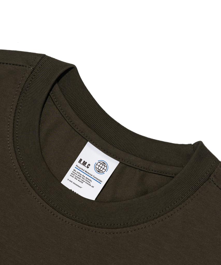 BLACK BRIAR Surf Club Logo T-Shirt (Khaki)
