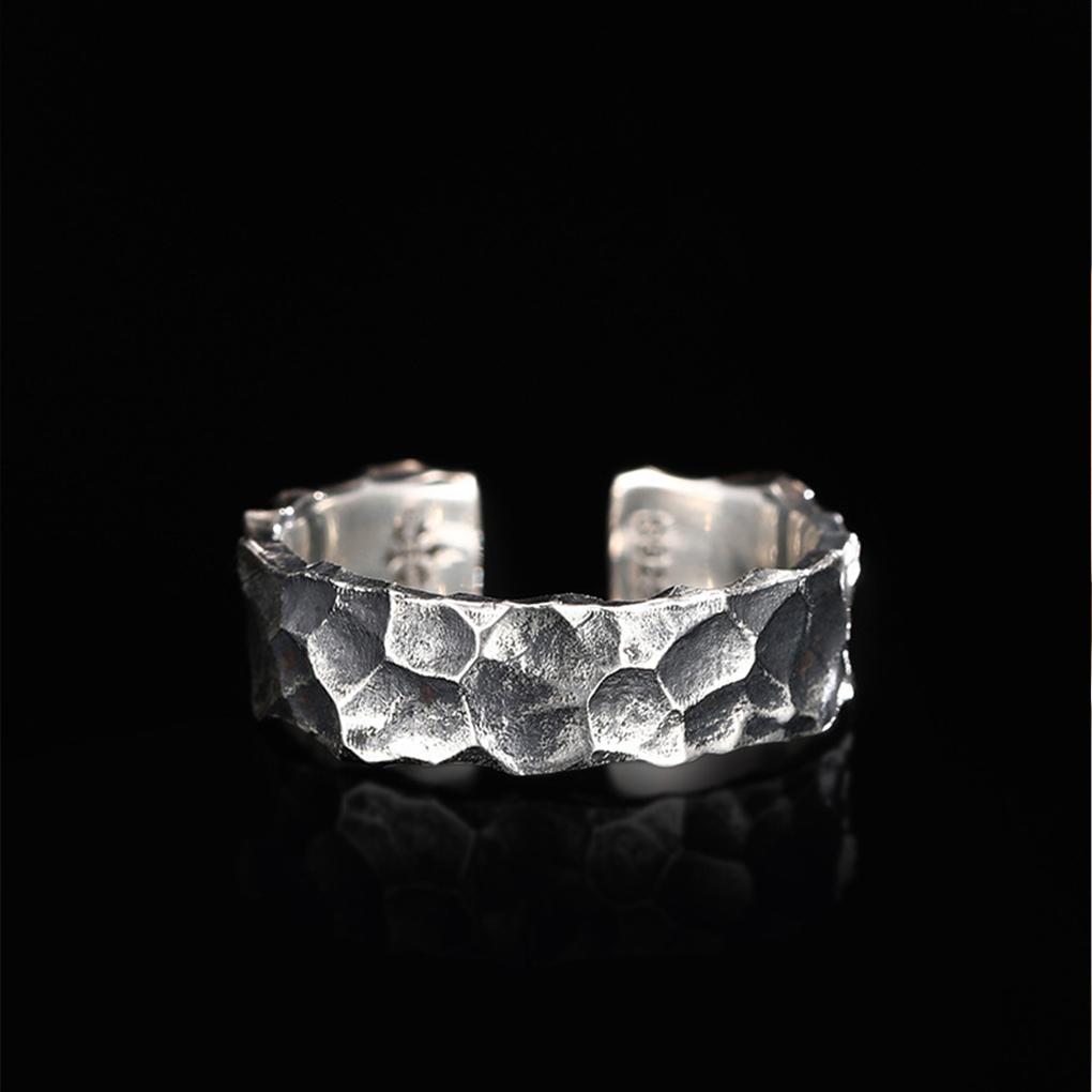 Hiphop Opening Ring Copper Adjustable Fashion Wedding Festival Holiday Party Travel Trendy Jewelry for Male Man