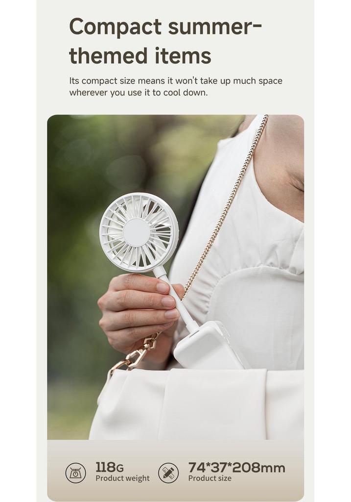 2026 Multi-functional Mini Clasp Fan