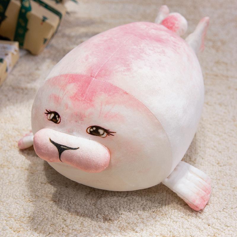 Simulated Cute Seal Plush Toy Doll Marine Animals Sleeping Pillow Plush Doll Holiday Gift