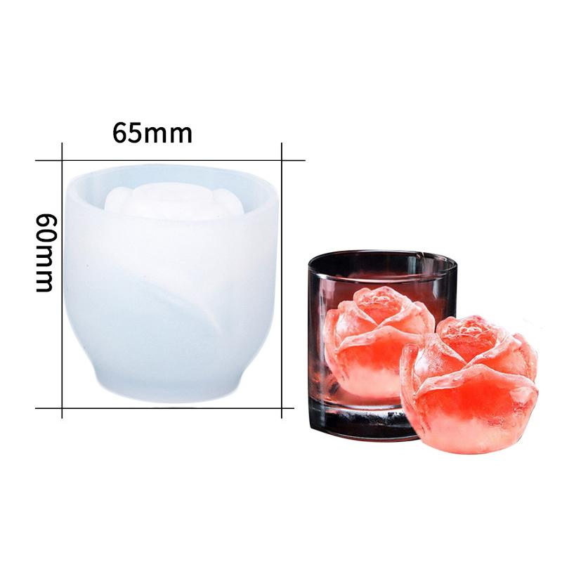 3D Bär Eisform Silikon Eismaschine DIY Seifenform Eiscreme-Werkzeug für Whisky Wein Cocktail Kaffee Saft Kuchen Dekoration