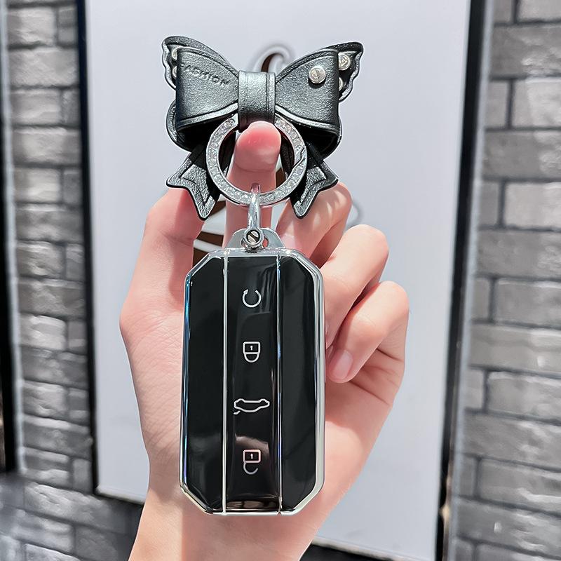 TPU Car Remote Key Case Cover Protect Shell Fob For Chery Jaecoo J7 J5 7 5 2025 2026 Fashion Interior Accessories