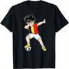 Dabbing Soccer Boy Belgium Football - Belgian Gift T-Shirt