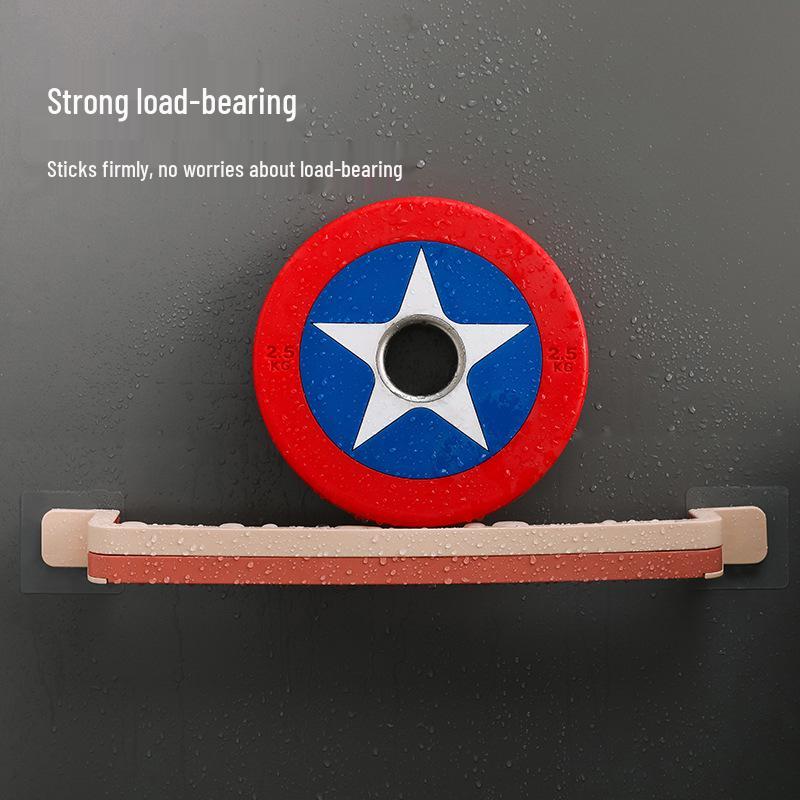 Foldable Wall-Mounted Bathroom Shoe Rack with Drainable Design