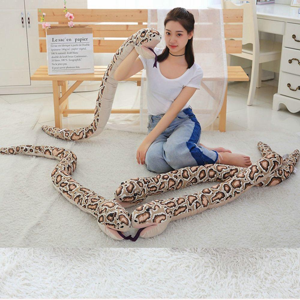 Pillow Tricky Prank Room Decoration Snake Stuffed Toys Snake Toy Hand Puppet Animal Plush Doll