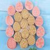 10 PCS Easter Series Cookie Cutter Plastic Material Pressable Biscuit Cutter Cookie Mould Biscuit Mold for Baking Lover