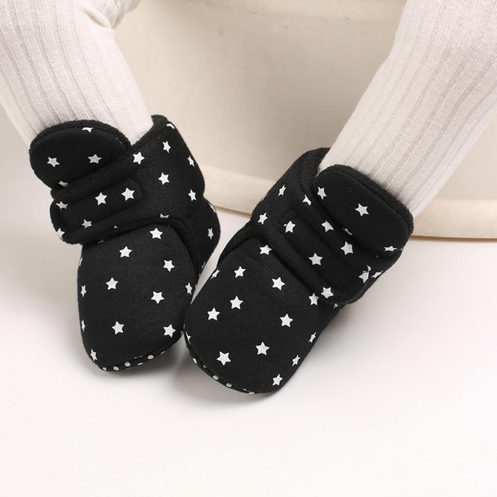 Baby Soft Shoes for Boys Girls 0-12 Months, Warm Casual Infant Shoes