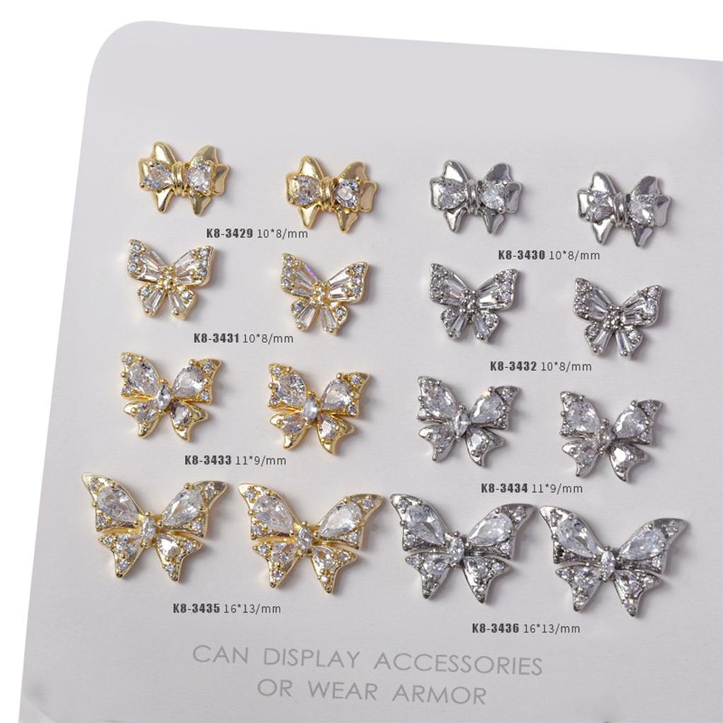 Nails Art Rhinestones 3D Nail Charms Nail Studs Nails Art Decorations DIY Manicure Jewelry Accessories Nail Supplies