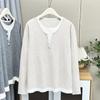 Fashion Versatile Fake Two Piece Knit Plus Size Long Sleeve Sweater For Women