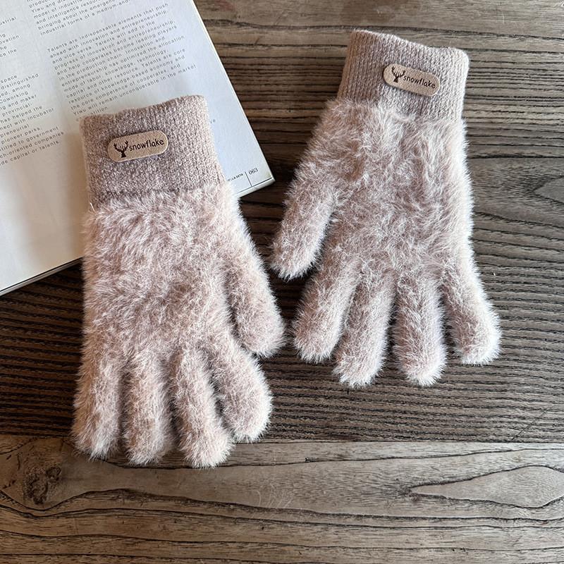 Winter Fashion Knit Gloves For Womens Cold Weather Comfort