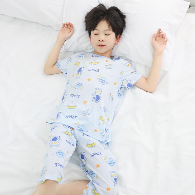 Hongdou Kids & Teens Pure Cotton Short-Sleeve Pajama Set