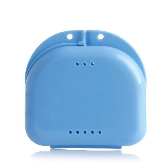 1 st Dental Retainer Protes Falsktand Förvaringsväska Box Munskyddsbehållare