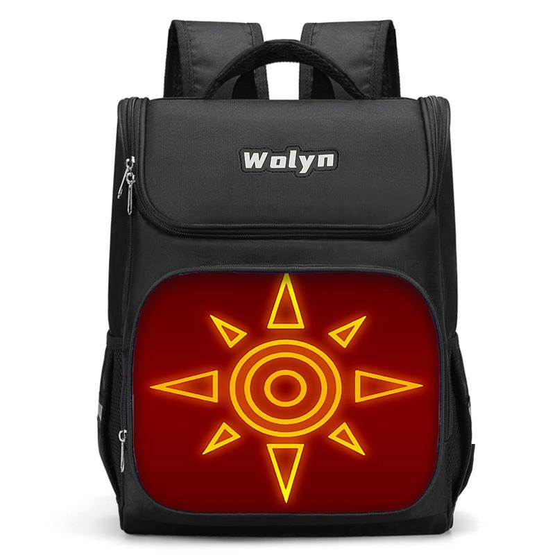 Cartoon Digimon Large Child Backpack Boy Girls School Bag for Men Women Traveling Backpack Durable and Multi Compartmen