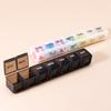 New Premium Weekly Portable Pill Cases 7 Day 7 Grids Pill Organizer Storage Box Container Travel for Medicine Vitamins Fish Oils