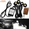 Lâmpada de Sinal de Emergência LED Strobe Olho de Águia 4 em 1 para Carro com Controle Remoto Sem Fio DRL Luz Diurna para Auto Caminhão Motocicleta 12v