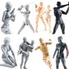 High Quality Body Kun / Body Chan Pose Play Grey Color Ver. Black Orange Pvc Action Figure Collectible Model Toy Gift
