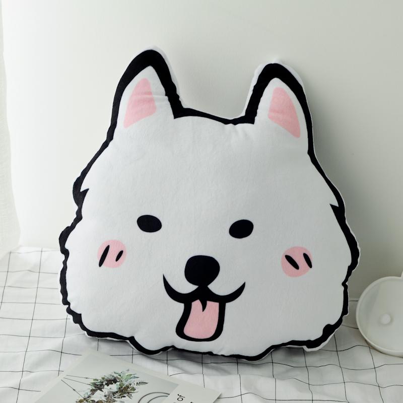 1pc Cartoon Dog Plush Pillow Stuffed Soft Animal Plush Toys Dolls Kids Children Cushion Creative Car