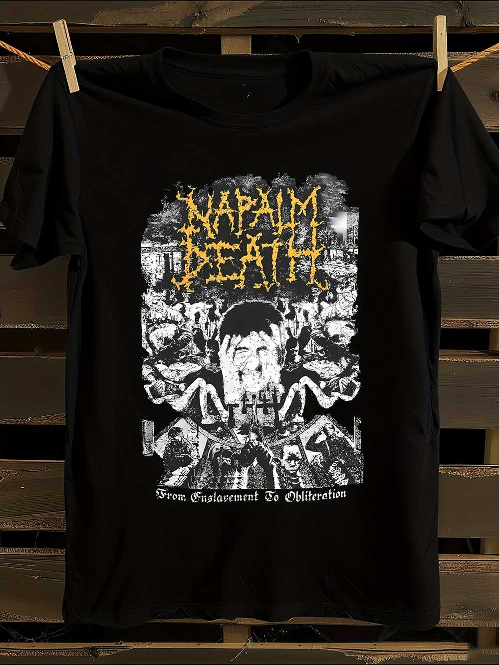 Napalm Death Feto Logo T-Shirt S